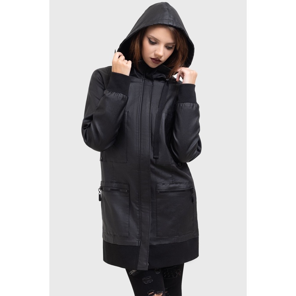 Killstar Miss Doomsday Trench Coat Black Plus Size 3XL NWT KSRA0111183XL